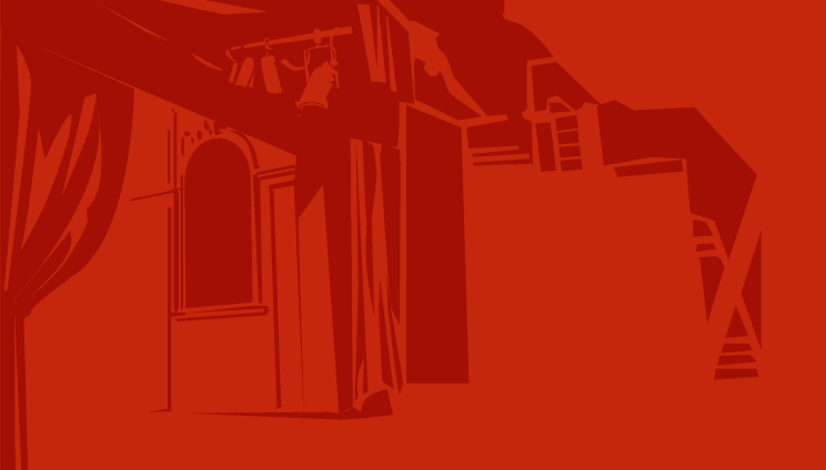 Illustration: Backstage with Red